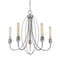 Z-Lite Persis 5 Light Chandelier, Old Silver 3000-5OS - alternate 1